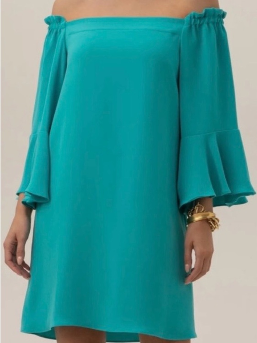 NWT TRINA TURK Knox Dress in turquoise